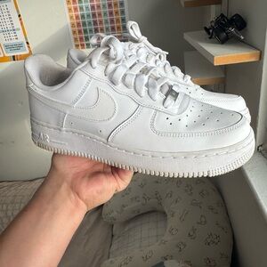 Nike Air Force 1 All-White Sneakers
